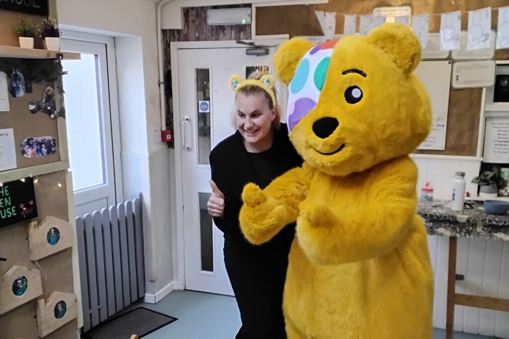 Pudsey bear at Elvington