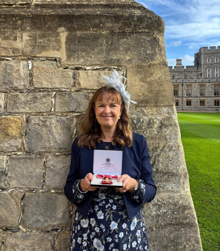 Sarah Steel - OBE Investiture